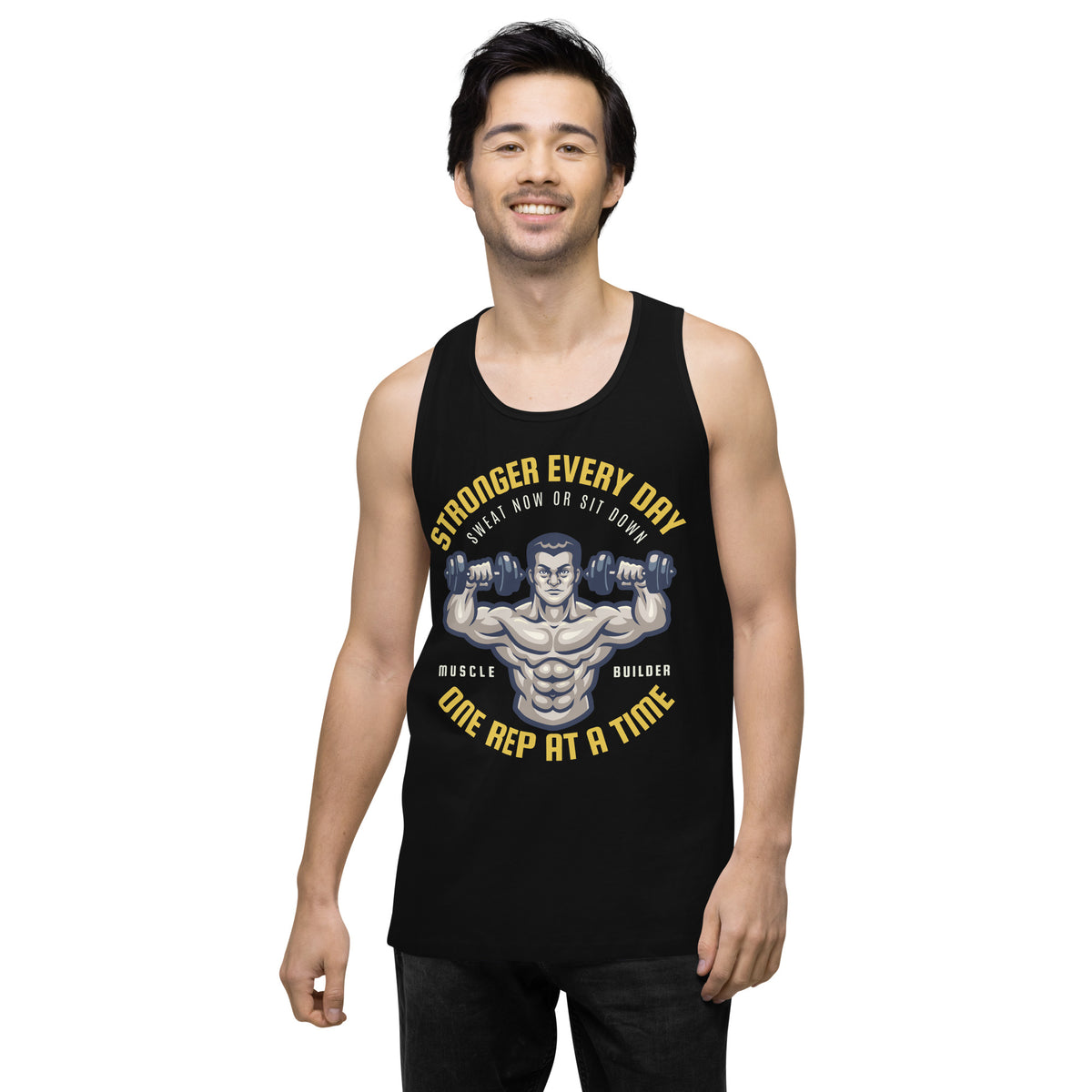 Sweat Now or Sit Down – Gym Enthusiast’s Essential Tank - - Tank Tops