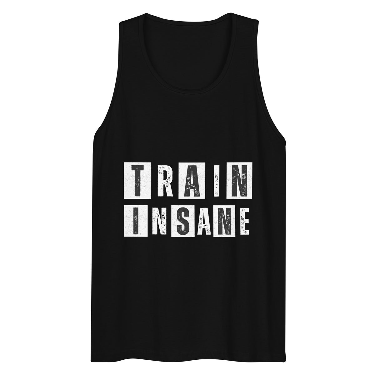 Hardcore Motivation - Men’s Tank Top for Lifters - 2XL - Tank Tops