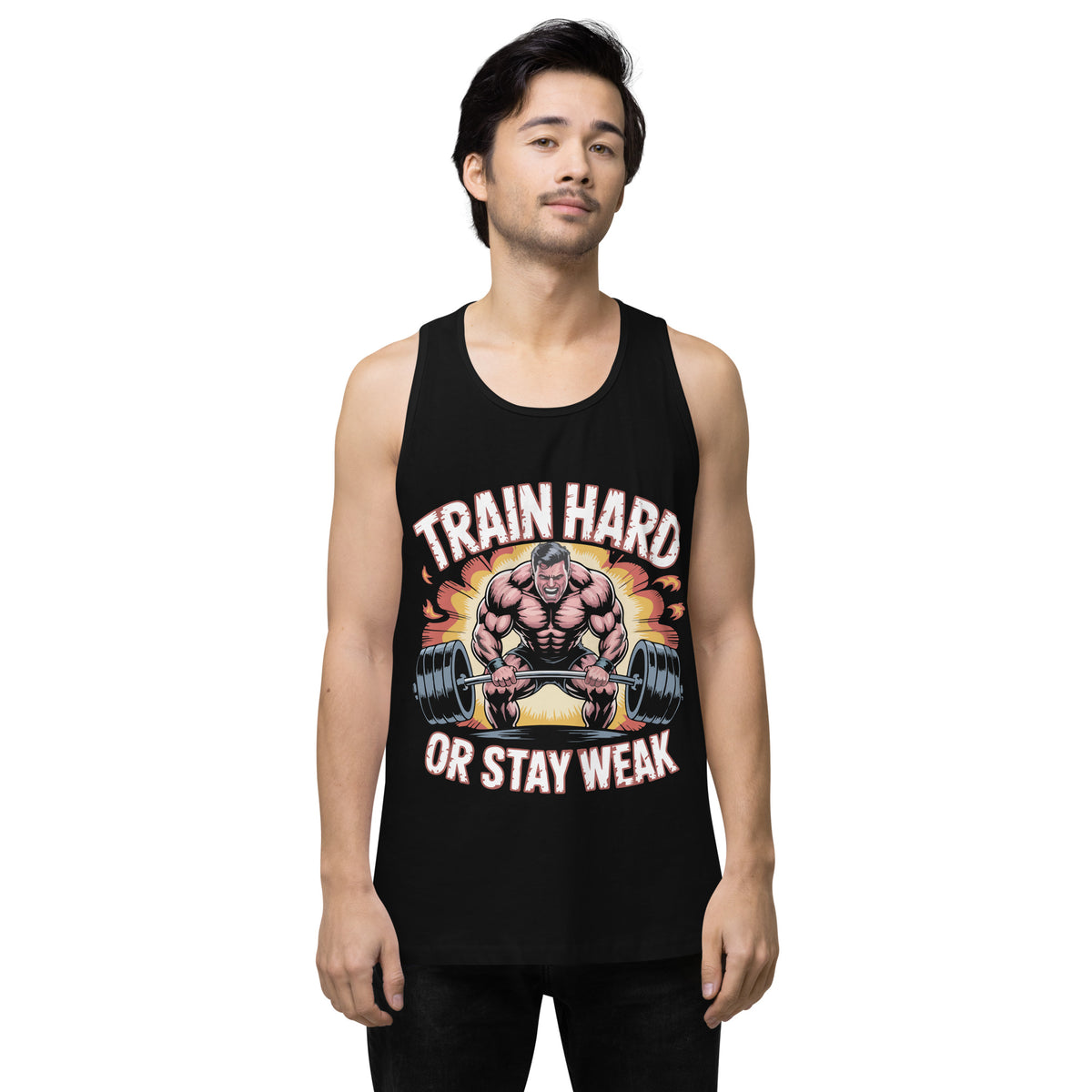 Stay Strong – Men’s Premium Tank Top for Lifters - 2XL - Tank Tops