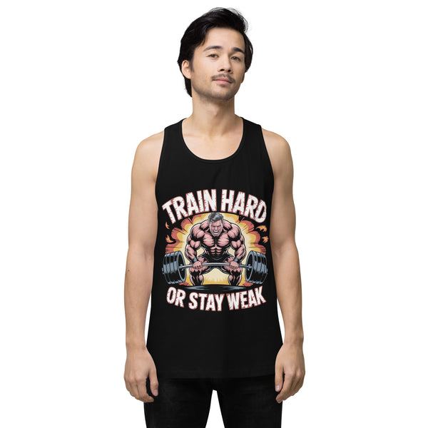 Stay Strong – Men’s Premium Tank Top for Lifters - 2XL - Tank Tops