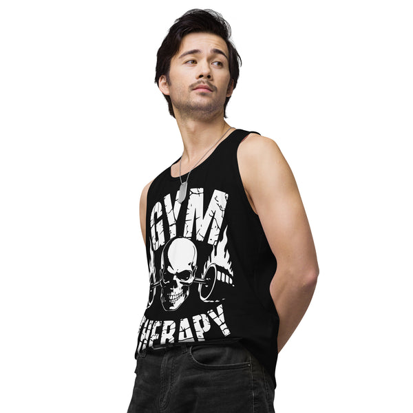Men’s Premium Tank Top – Gift for the Gym Addict - - Tank Tops