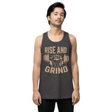 Fuel Your Fitness Journey – Motivational Gym Tank - Charcoal Heather - Tank Tops