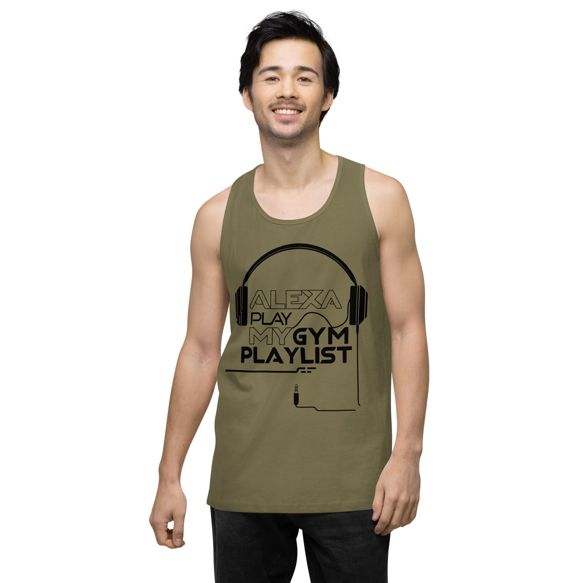 Train Like a Beast Gym Tank for Him - - Tank Tops