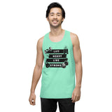 For the Strong at Heart – Bold Gym Lover’s Tank - Mint - Tank Tops