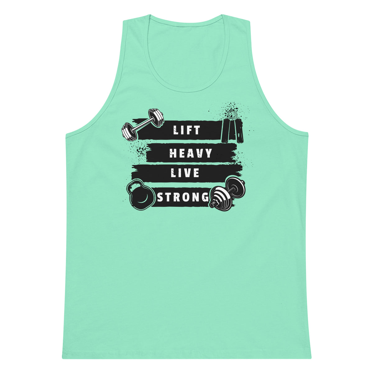 For the Strong at Heart – Bold Gym Lover’s Tank - - Tank Tops