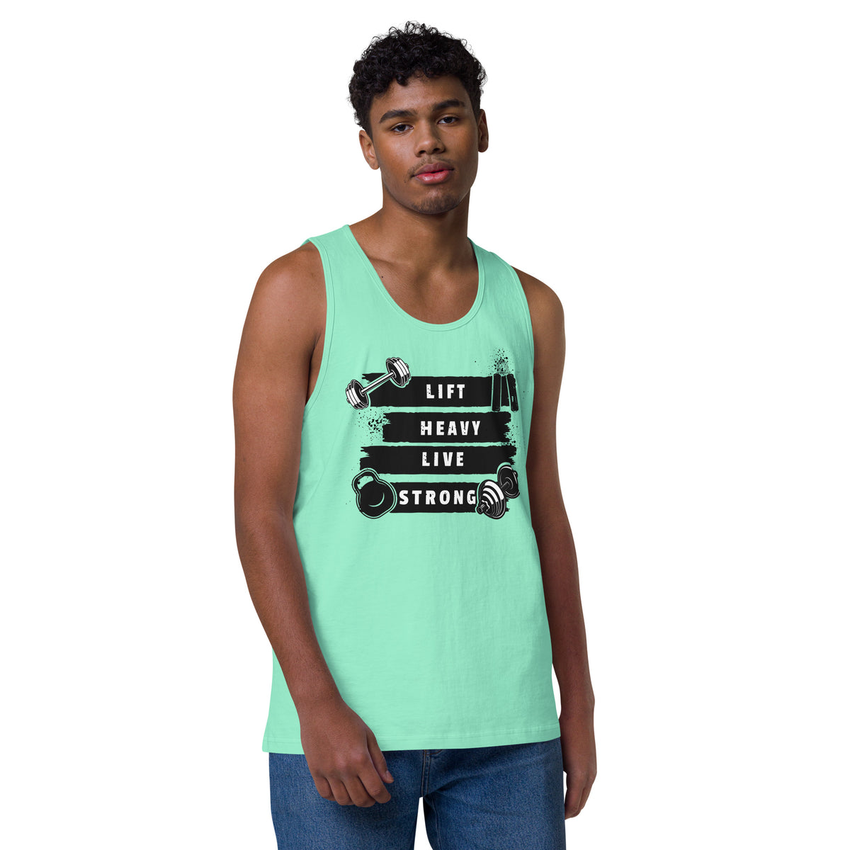 For the Strong at Heart – Bold Gym Lover’s Tank - - Tank Tops