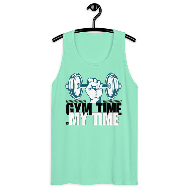 My Time, My Strength - Gym Lover's Premium Tank - - Tank Tops