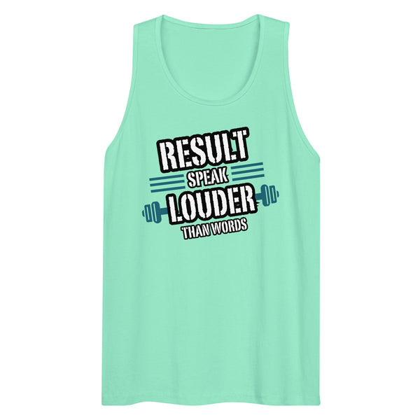 Fuel Your Fitness - Results Speak Louder Tank Top - - Tank Tops