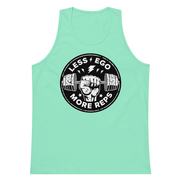Less Ego Gym Tank for Fitness Lovers - Mint - Tank Tops