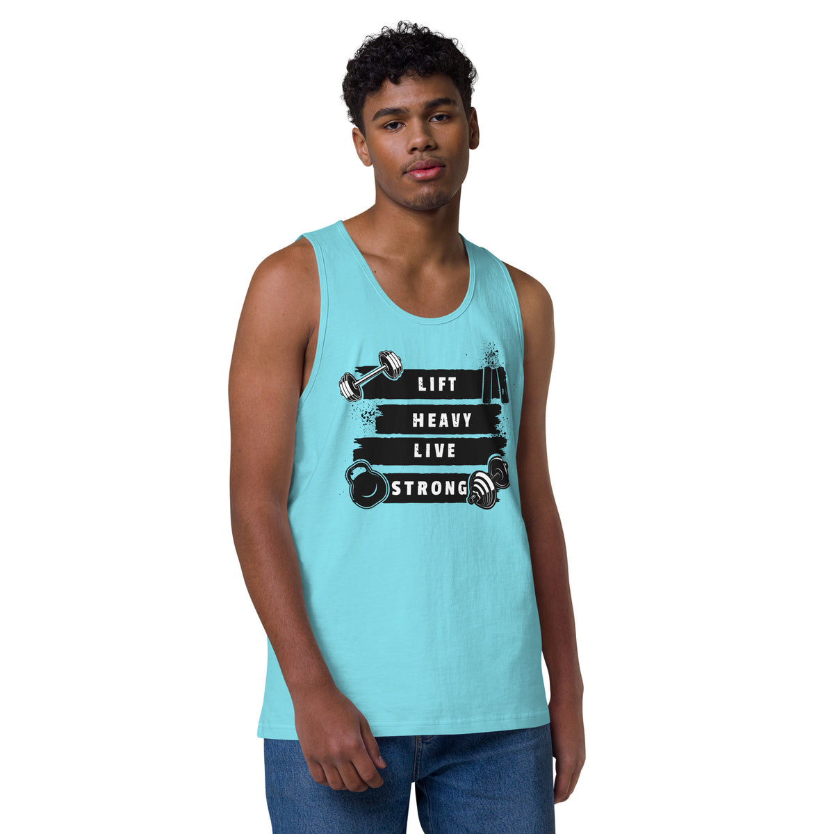 For the Strong at Heart – Bold Gym Lover’s Tank - - Tank Tops