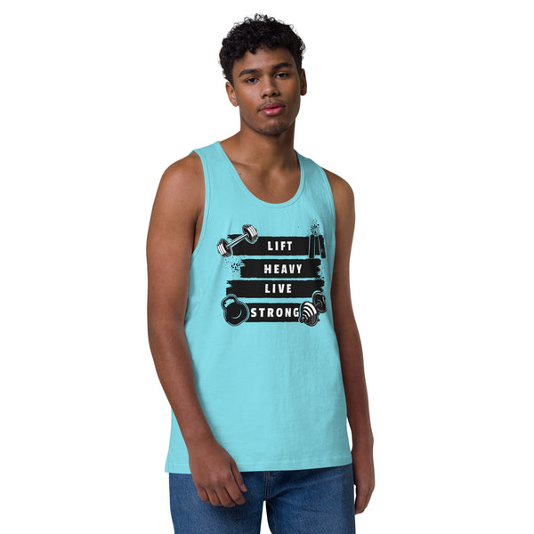 For the Strong at Heart – Bold Gym Lover’s Tank - - Tank Tops