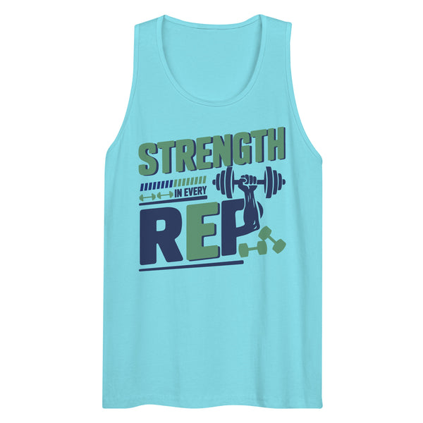 Lift, Repeat, Conquer – Motivational Gym Tank Top - - Tank Tops