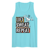 Lift Sweat Repeat - Unleash Your Inner Strength - - Tank Tops