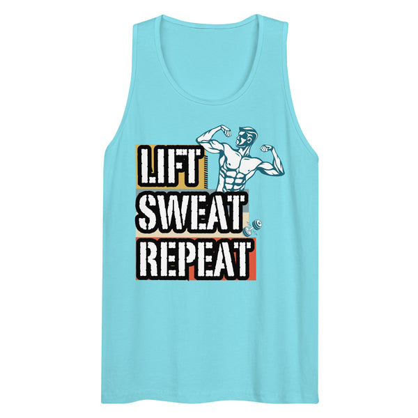 Lift Sweat Repeat - Unleash Your Inner Strength - - Tank Tops