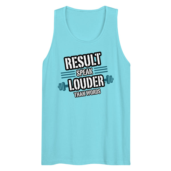 Fuel Your Fitness - Results Speak Louder Tank Top - - Tank Tops