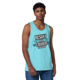 Fuel Your Fitness - Results Speak Louder Tank Top - Pacific Blue - Tank Tops