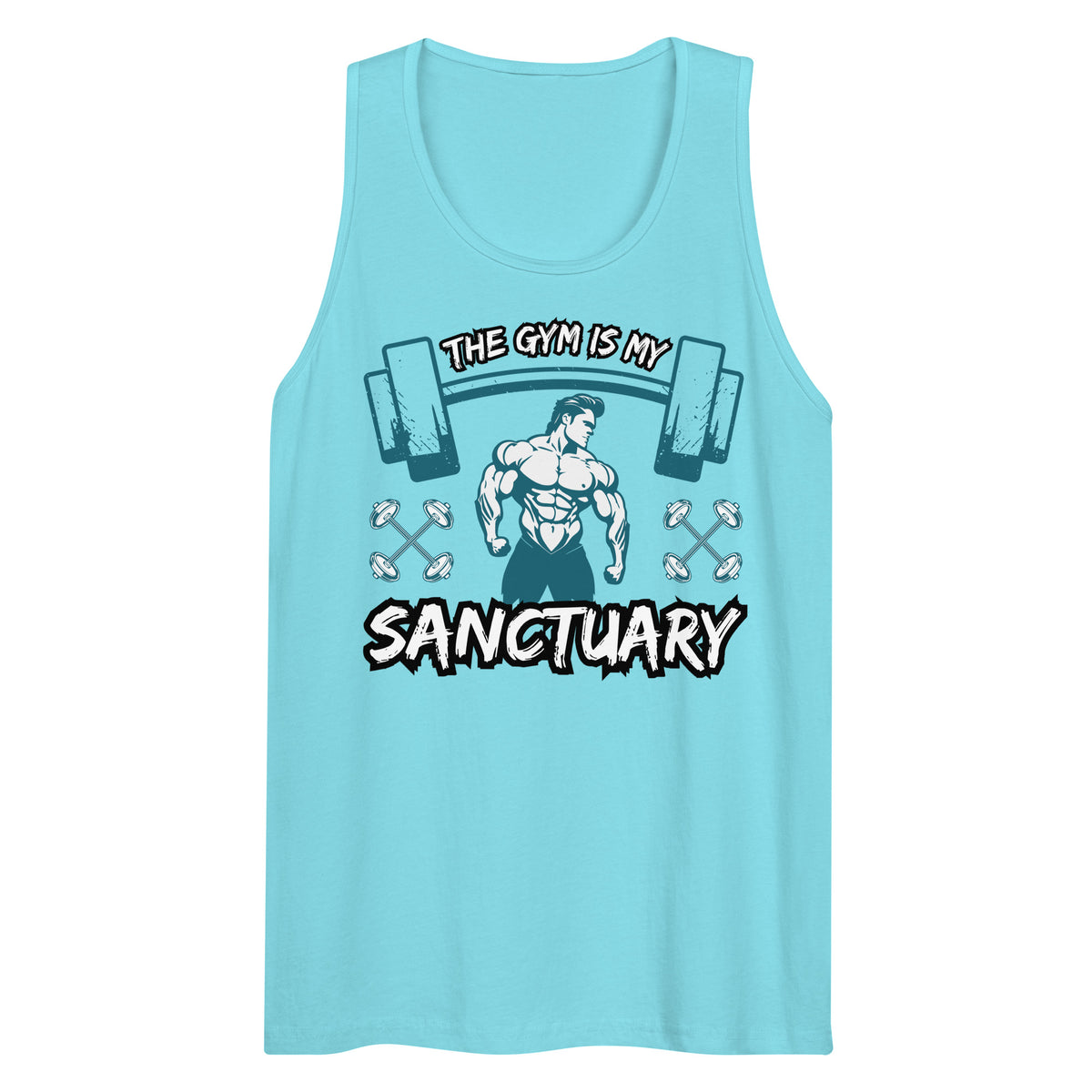 The Gym Is My Sanctuary – Empower Your Fitness Journey - - Tank Tops