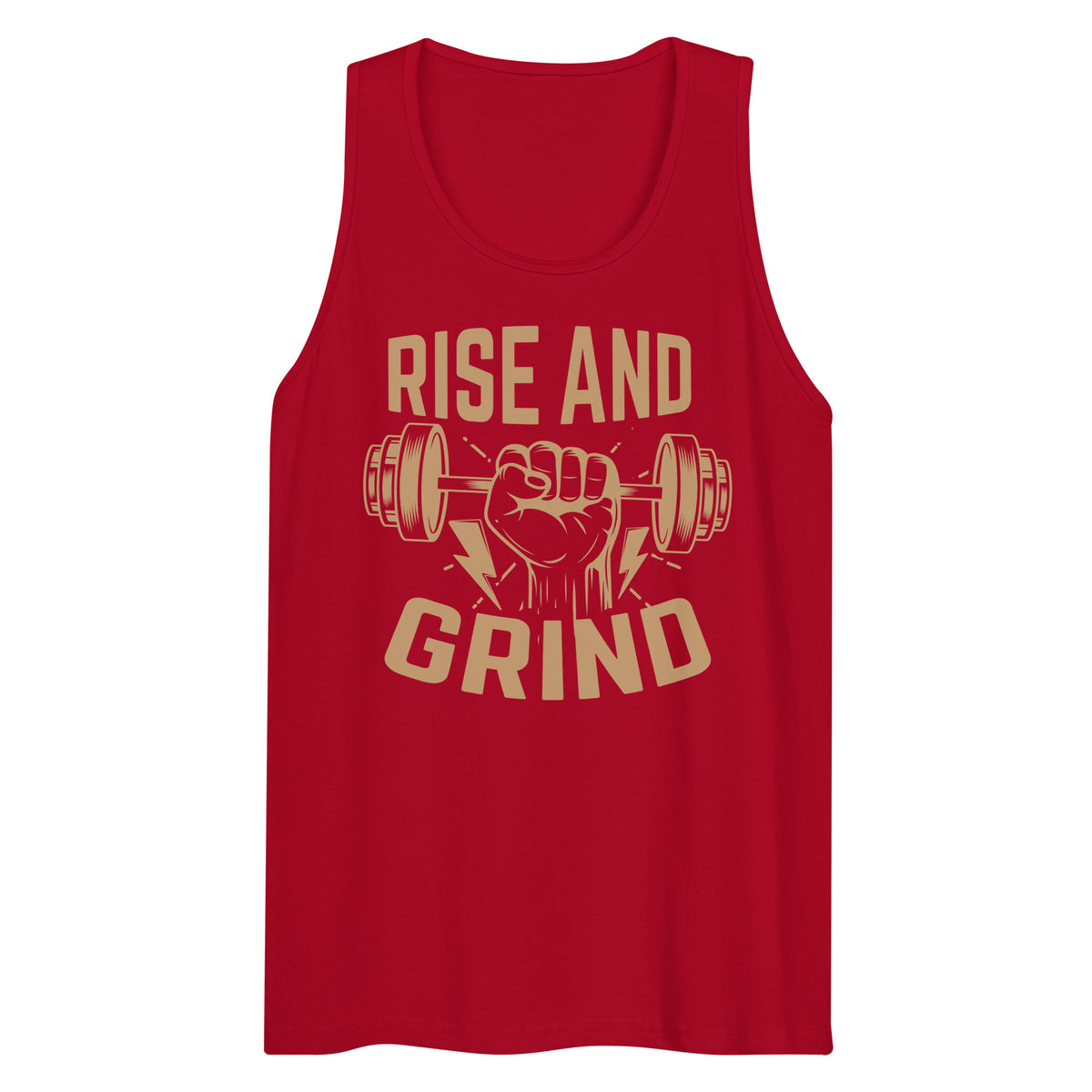 Fuel Your Fitness Journey – Motivational Gym Tank - - Tank Tops