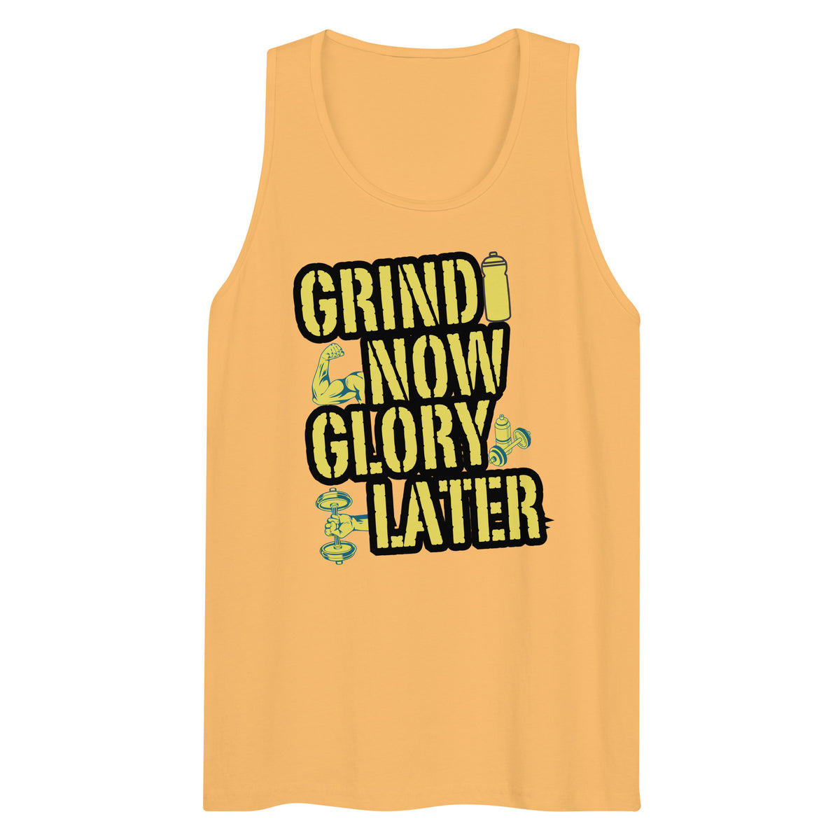 Earn Your Glory – Bold Gym Tank for the Dedicated - - Tank Tops