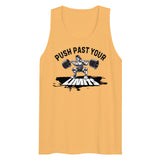 Push Past Your Limits - Empowering Gym Lovers Tank - - Tank Tops