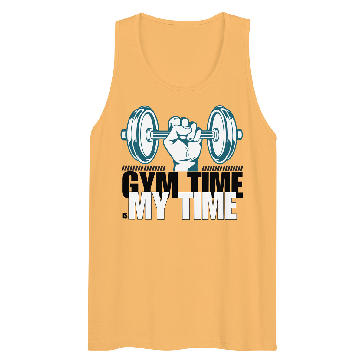 My Time, My Strength - Gym Lover's Premium Tank - Squash - Tank Tops