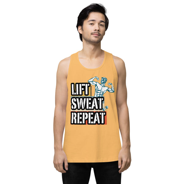 Lift Sweat Repeat - Unleash Your Inner Strength - Squash - Tank Tops