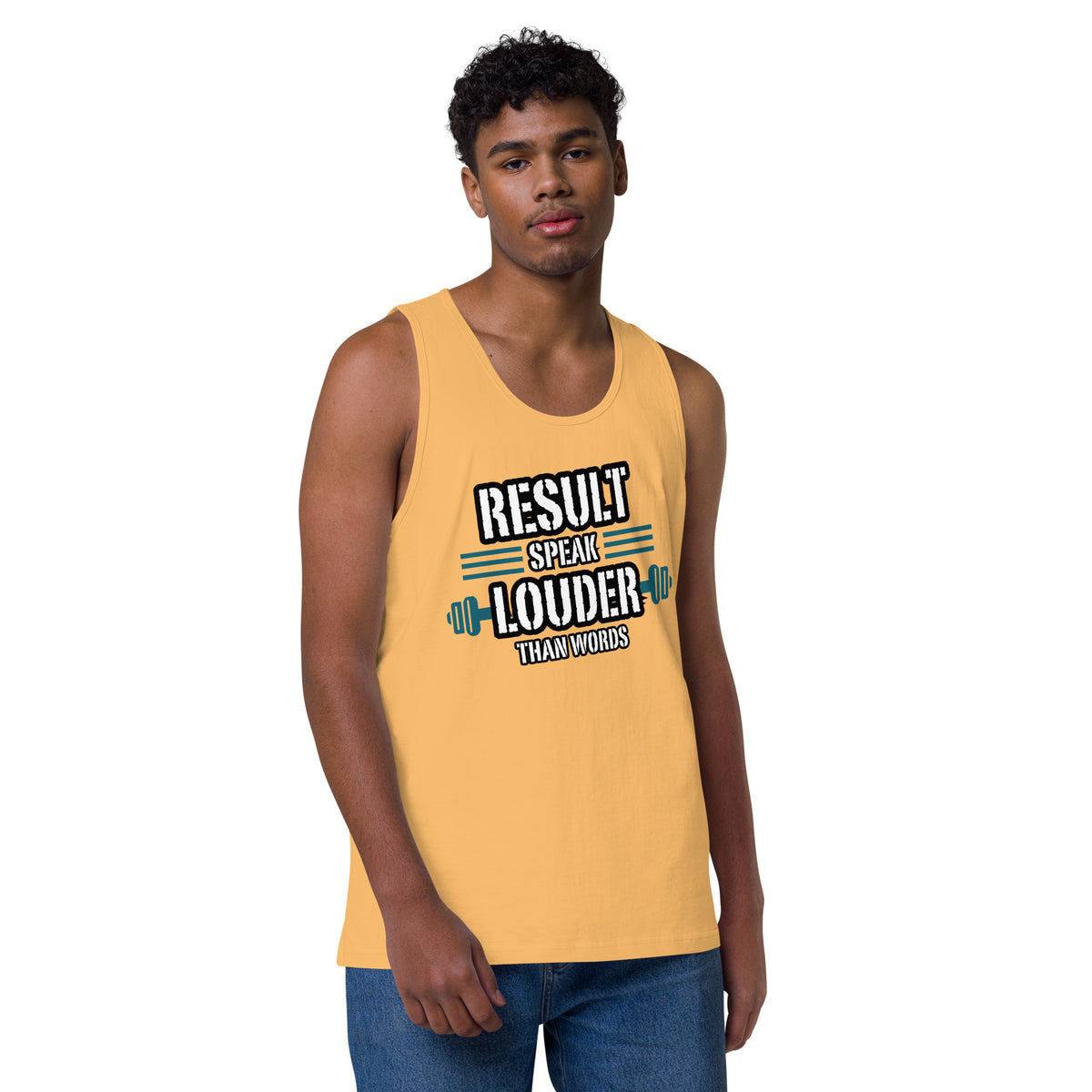 Fuel Your Fitness - Results Speak Louder Tank Top - Squash - Tank Tops