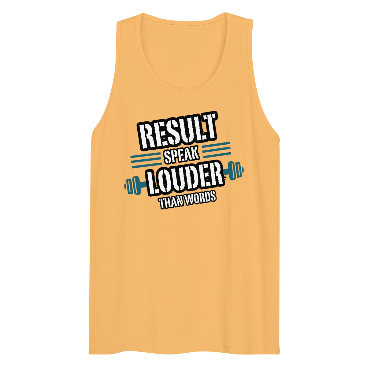 Fuel Your Fitness - Results Speak Louder Tank Top - - Tank Tops