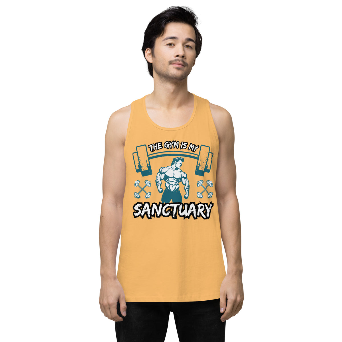 The Gym Is My Sanctuary – Empower Your Fitness Journey - Squash - Tank Tops