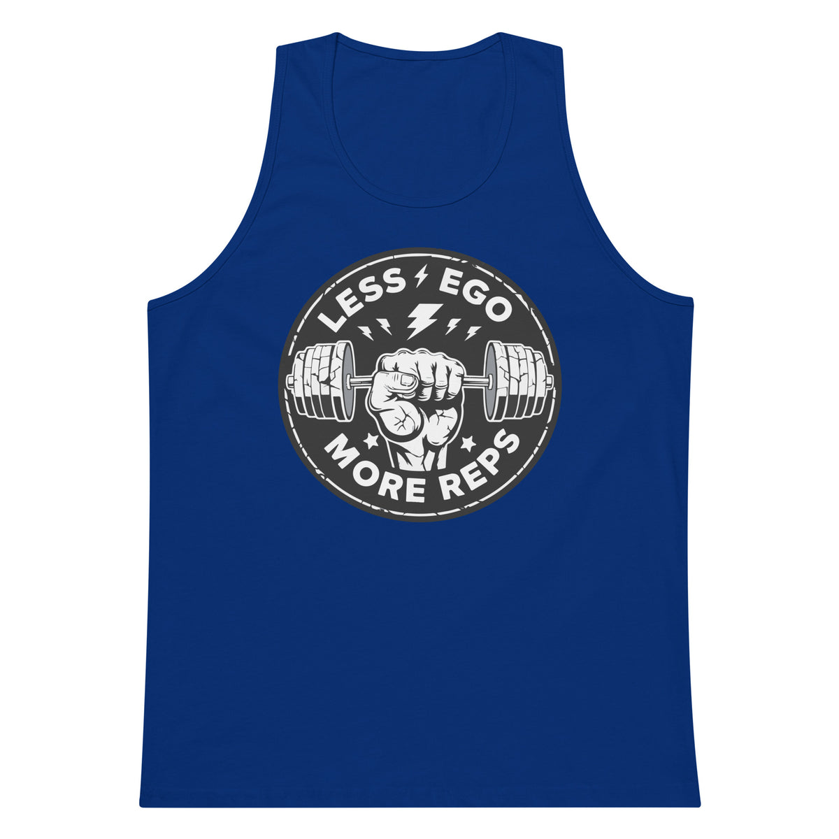 Less Ego Gym Tank for Fitness Lovers - Team Royal - Tank Tops