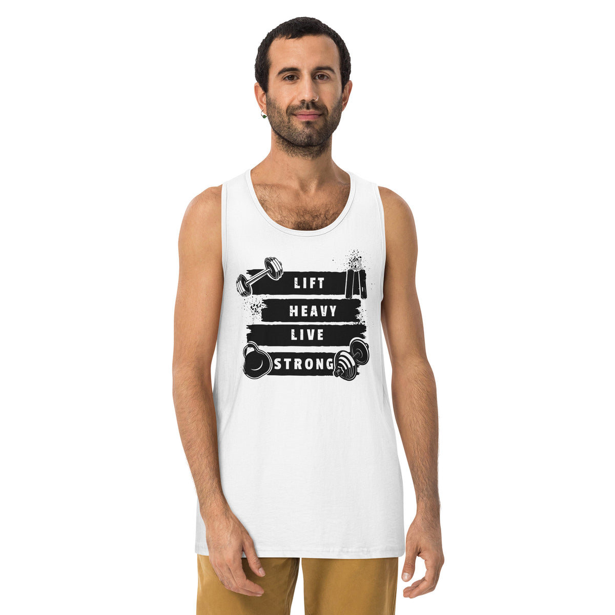 For the Strong at Heart – Bold Gym Lover’s Tank - - Tank Tops