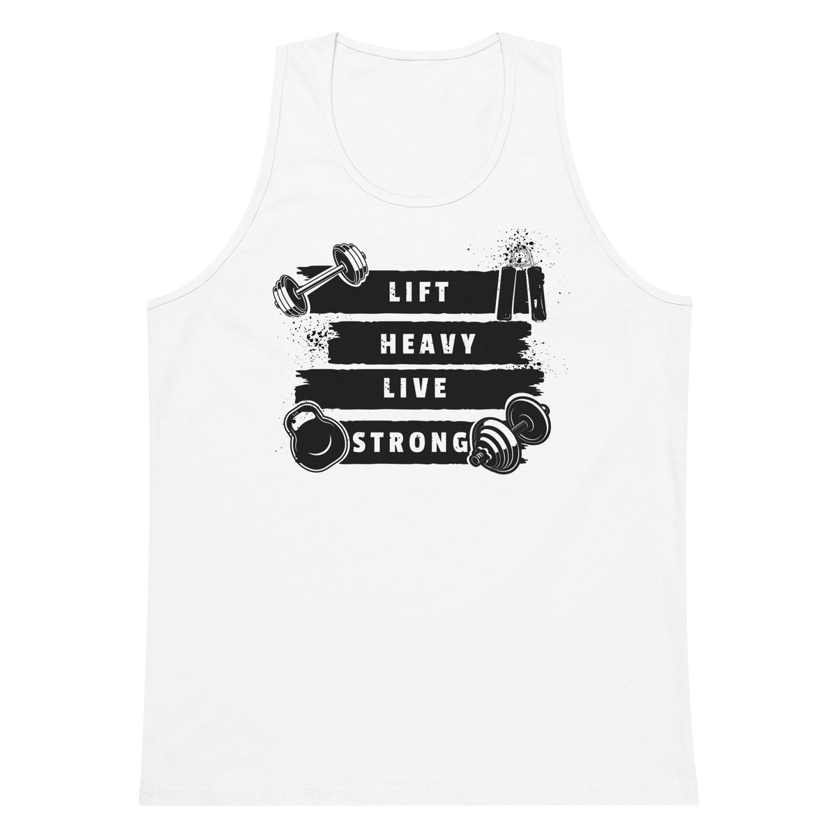 For the Strong at Heart – Bold Gym Lover’s Tank - - Tank Tops