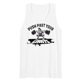 Push Past Your Limits - Empowering Gym Lovers Tank - - Tank Tops