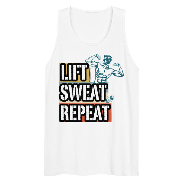 Lift Sweat Repeat - Unleash Your Inner Strength - - Tank Tops