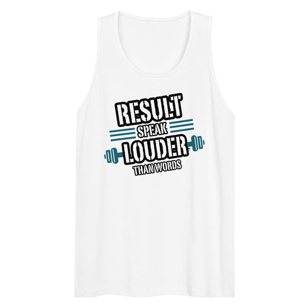 Fuel Your Fitness - Results Speak Louder Tank Top - - Tank Tops