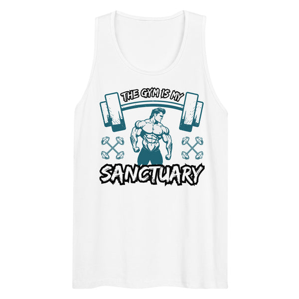 The Gym Is My Sanctuary – Empower Your Fitness Journey - - Tank Tops