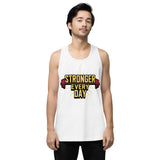 Men’s Gym Tank Top for Strength Gifts - White - Tank Tops