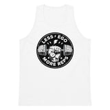 Less Ego Gym Tank for Fitness Lovers - White - Tank Tops