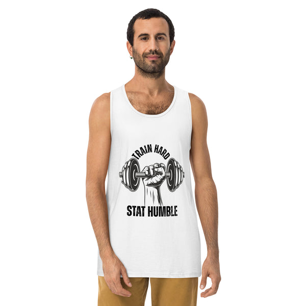 For the Strongest – Men’s Premium Gym Tank - 2XL - Tank Tops