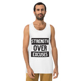 Strength Over Excuses – Tank Top Gift - 2XL - Tank Tops