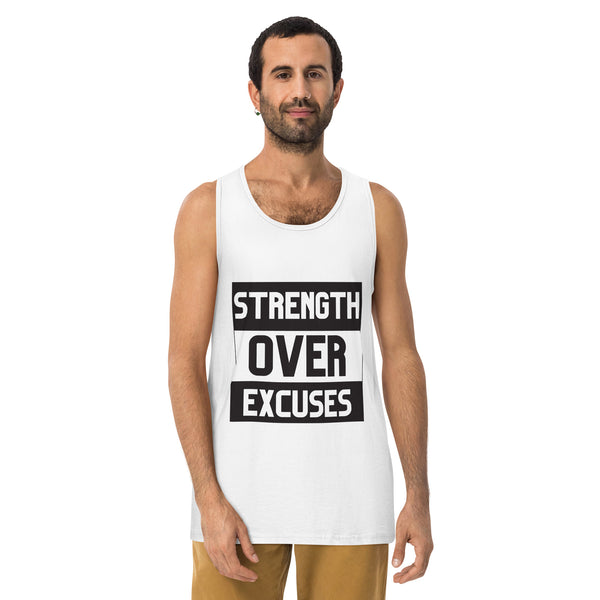 Strength Over Excuses – Tank Top Gift - 2XL - Tank Tops