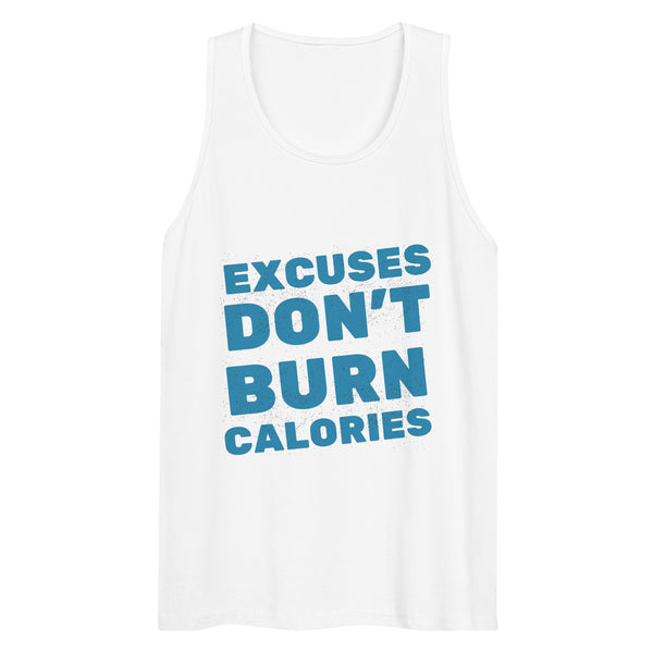 Men’s Premium Tank Top – No Excuses Gift for Lifters - 2XL - Tank Tops