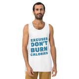 Men’s Premium Tank Top – No Excuses Gift for Lifters - - Tank Tops