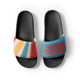 Gift for Him – “Retro Kindness” Men’s Slides - - Slides