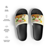 Gift for Him – “Sippin’ on Sunshine” Men’s Slides - Black - Slides