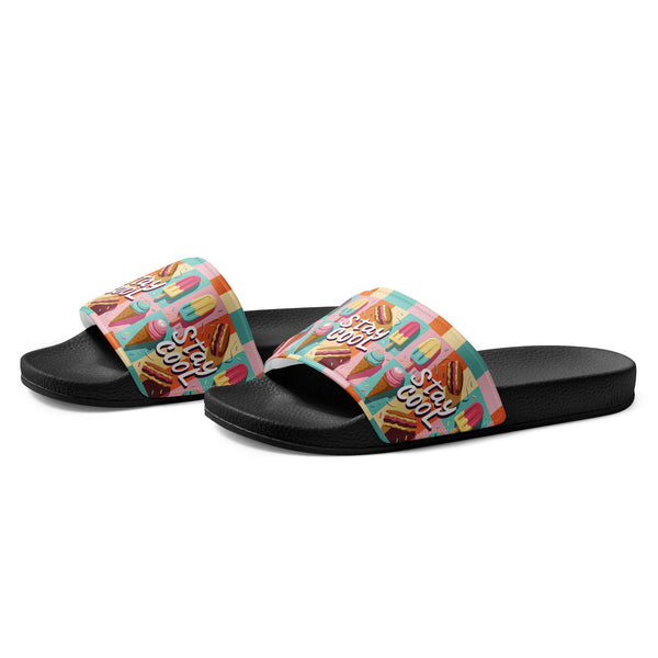 Gift for Him – “Stay Cool” Men’s Slides - - Slides