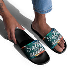 Bold Gift for Him – “Salty & Sweet” Men’s Slides - - Slides