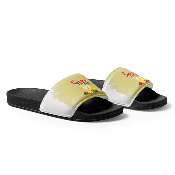 Gift for Him – “Squeeze the Day” Men’s Slides - - Slides