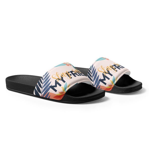 Gift for Him – “Stay Salty” Men’s Slides - - Slides