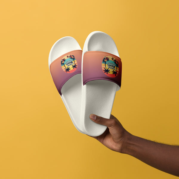 “Catch Dreams” Men’s Slides – Summer Gift - White - Slides